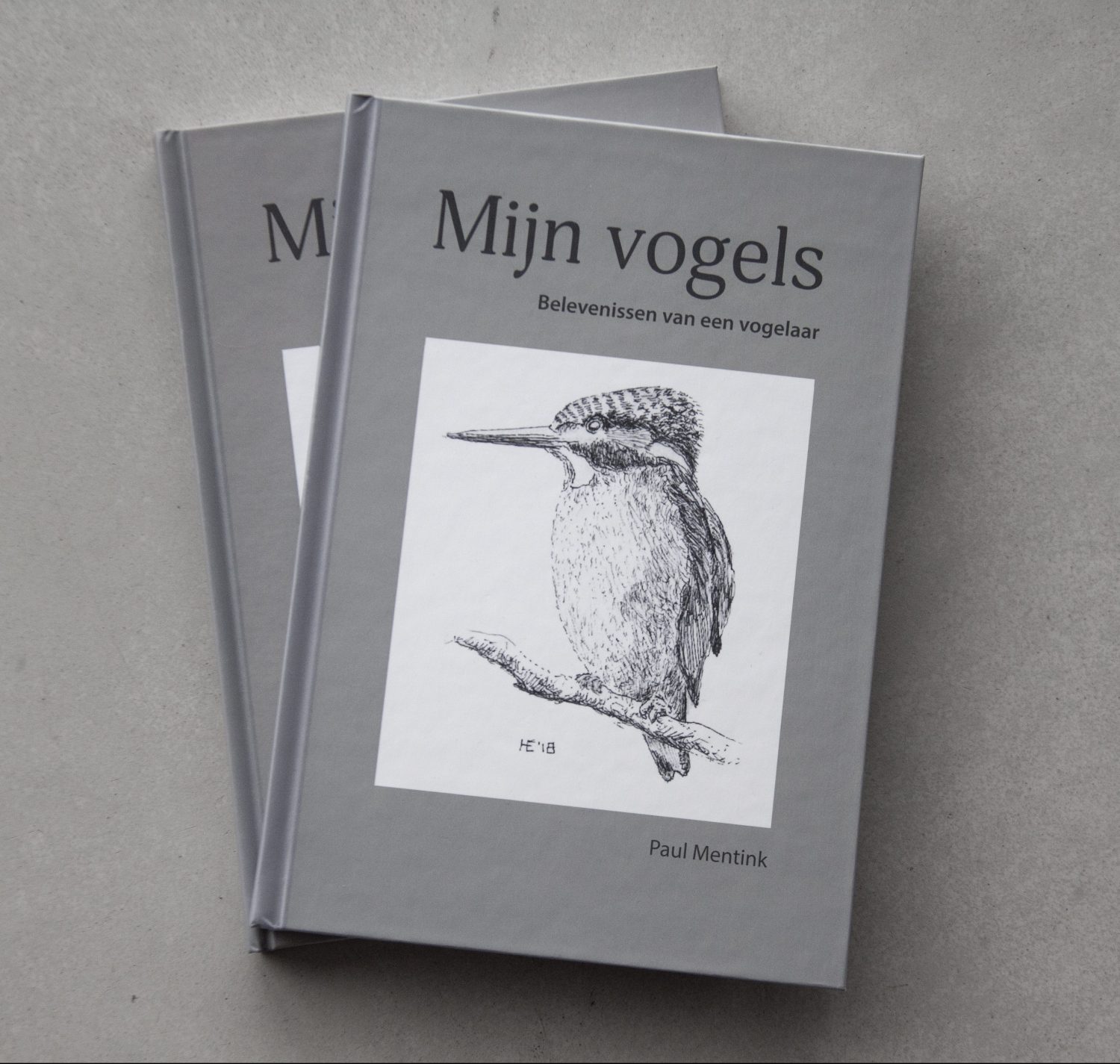 Vormgeving boek "Mijn vogels"