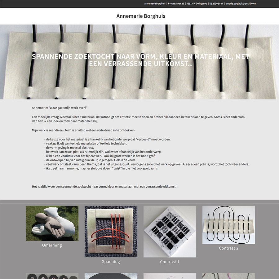 website Annemarie Borghuis