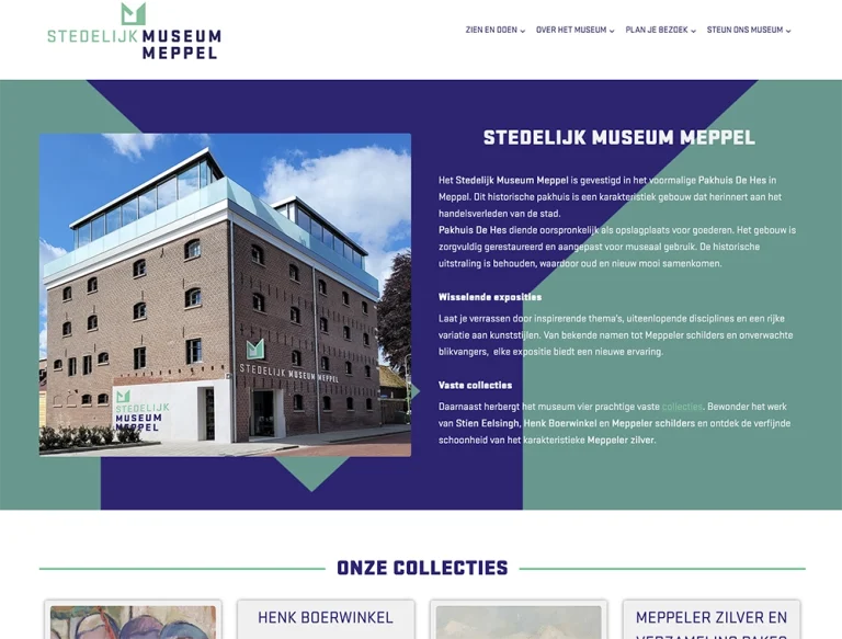 Nieuw museum, nieuwe website